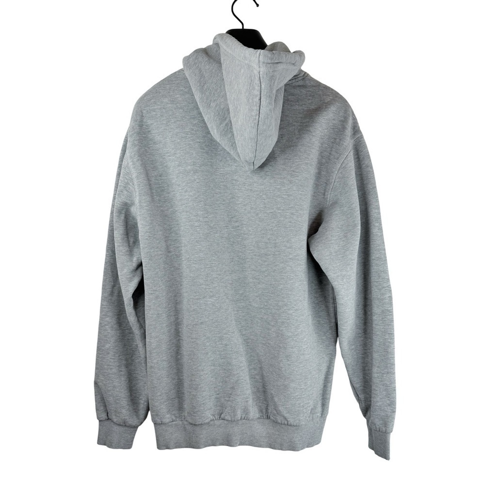 DIVIDED x H&M Men's High Quality Heather Grey Hoodie with Drawstrings S